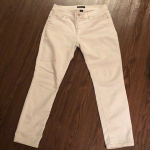 White &  Black Jeans Slim Ankle
